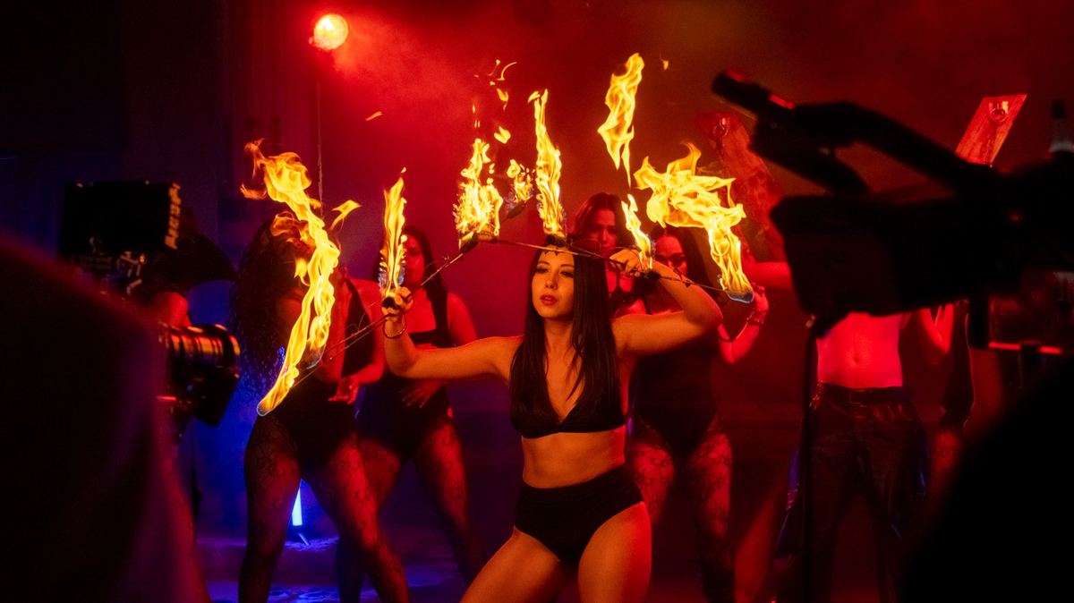 Fuego en escena