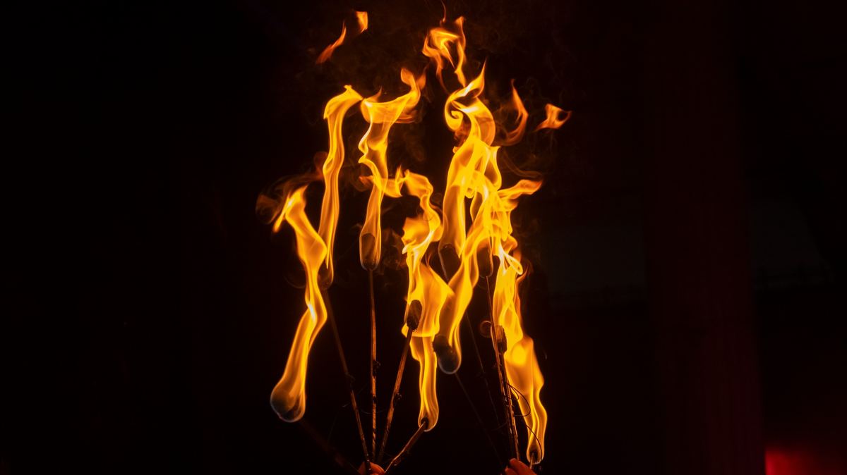 Detalle de fuego